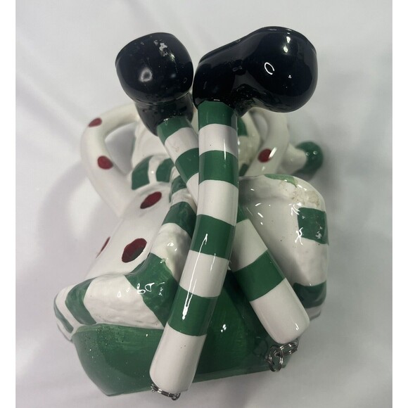 2004 Snowman Shelf Candle Holder Dennis East International #83583 - Picture 7 of 8